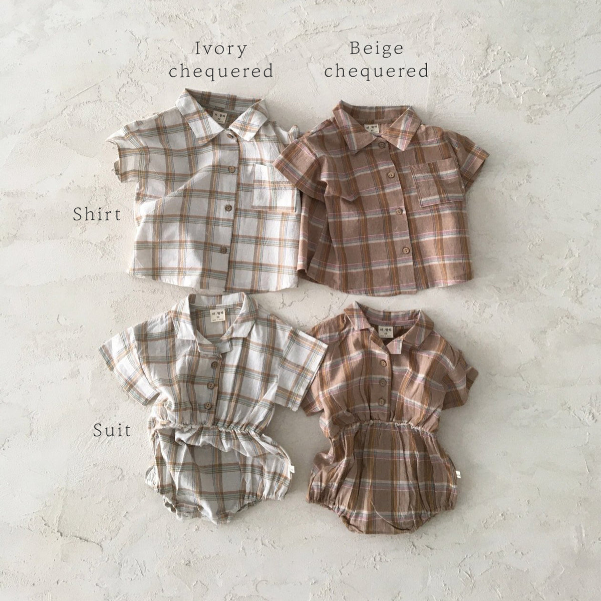 Chequered bodysuit