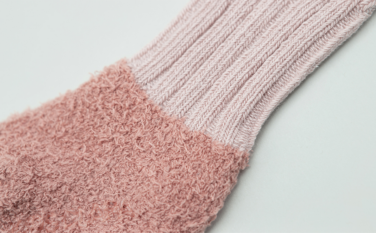 Winter layered colour socks