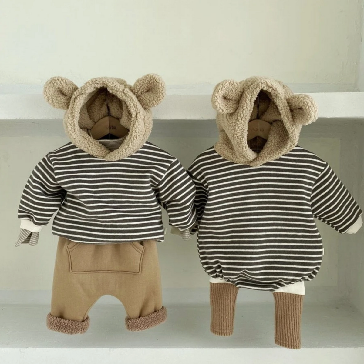 Fleecy bear jumper