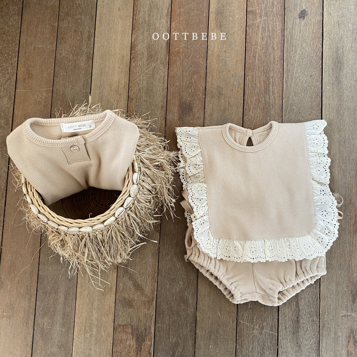 Sugar set of top, Bloomer & Bib