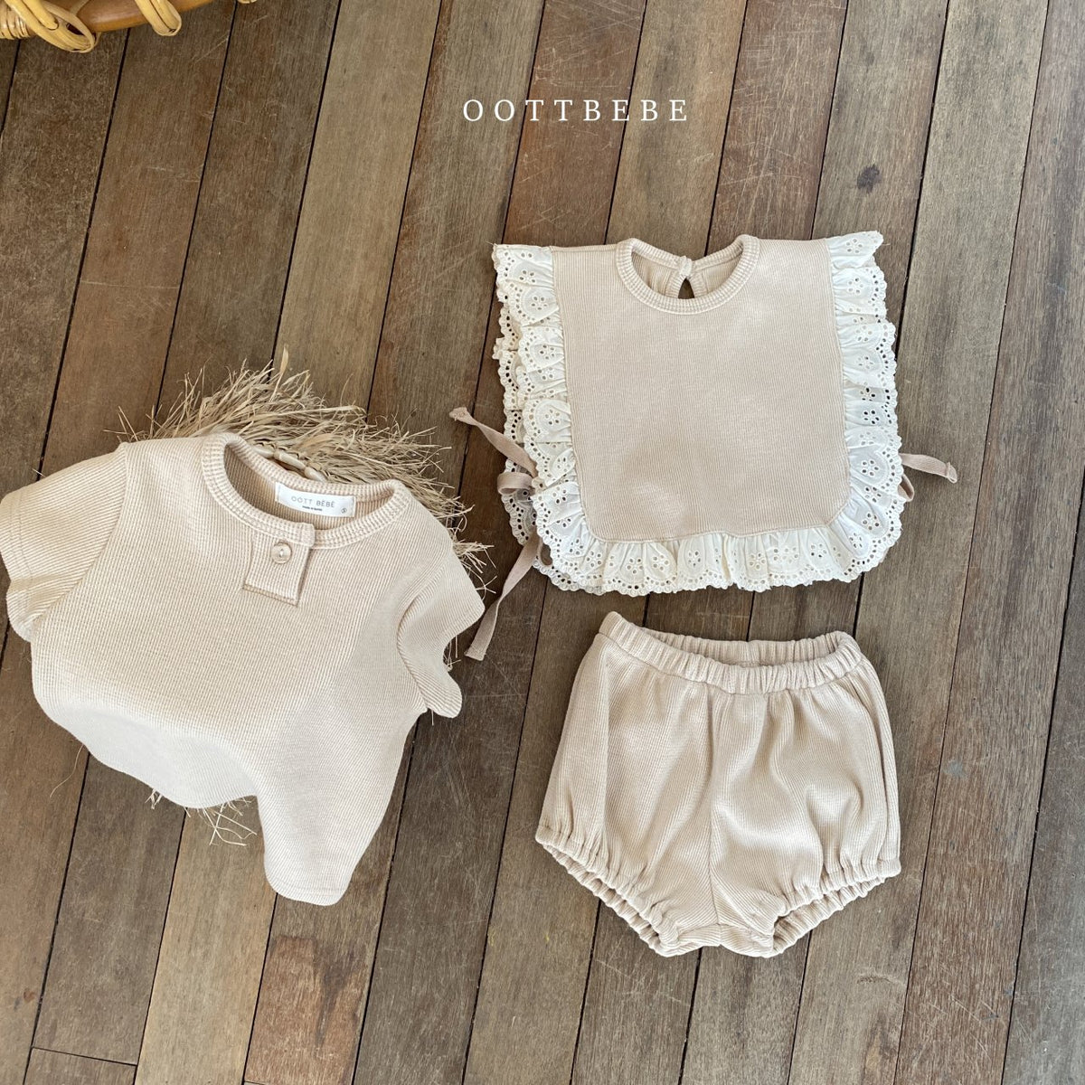 Sugar set of top, Bloomer & Bib