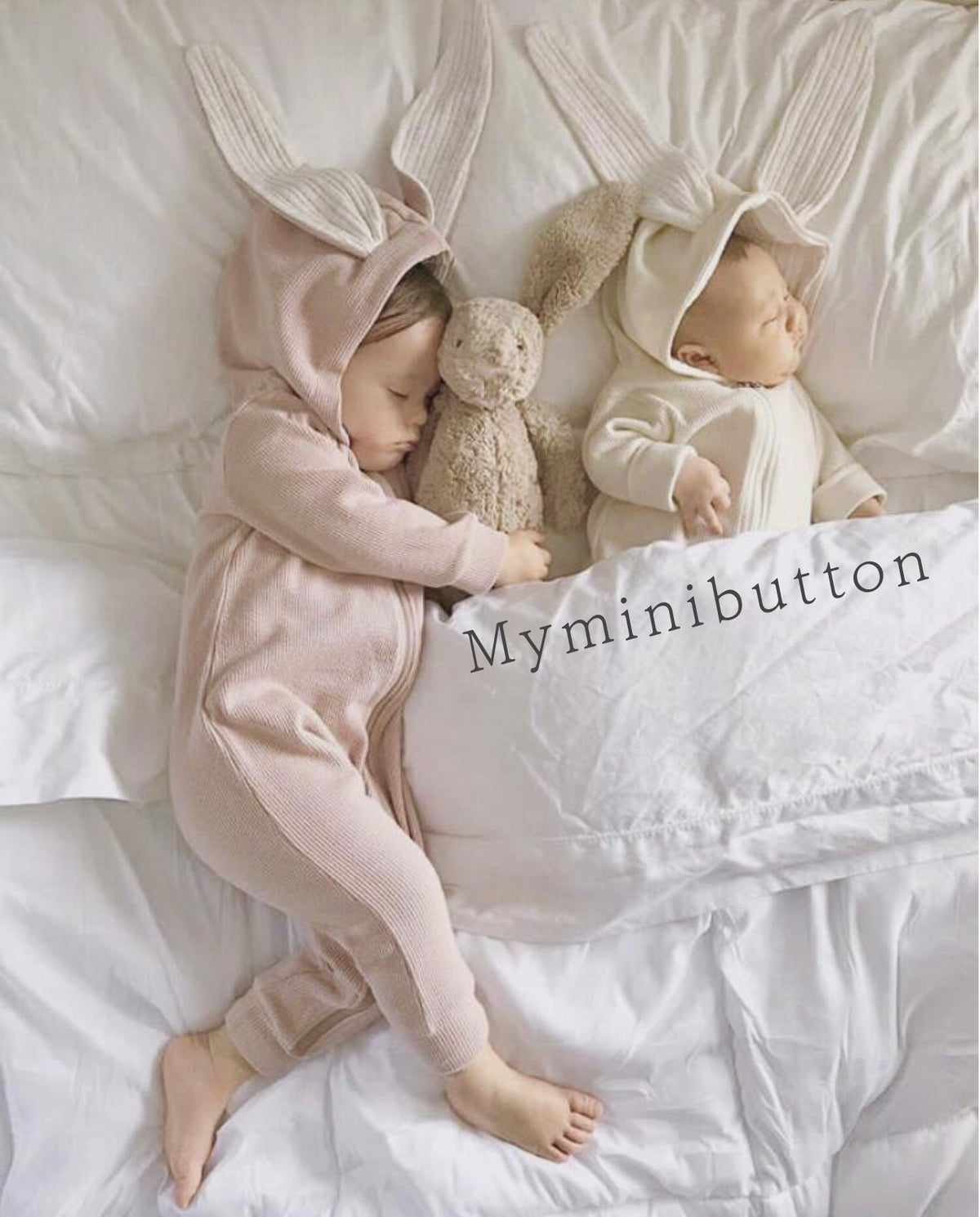 Bunny Ears Hood Jumpsuit