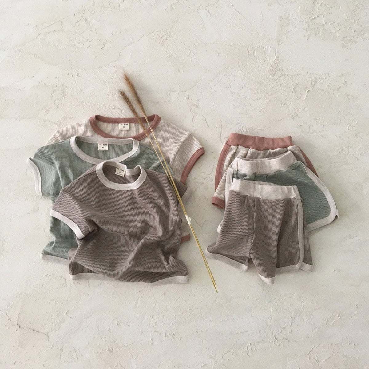 Oatmeal top & bottom set