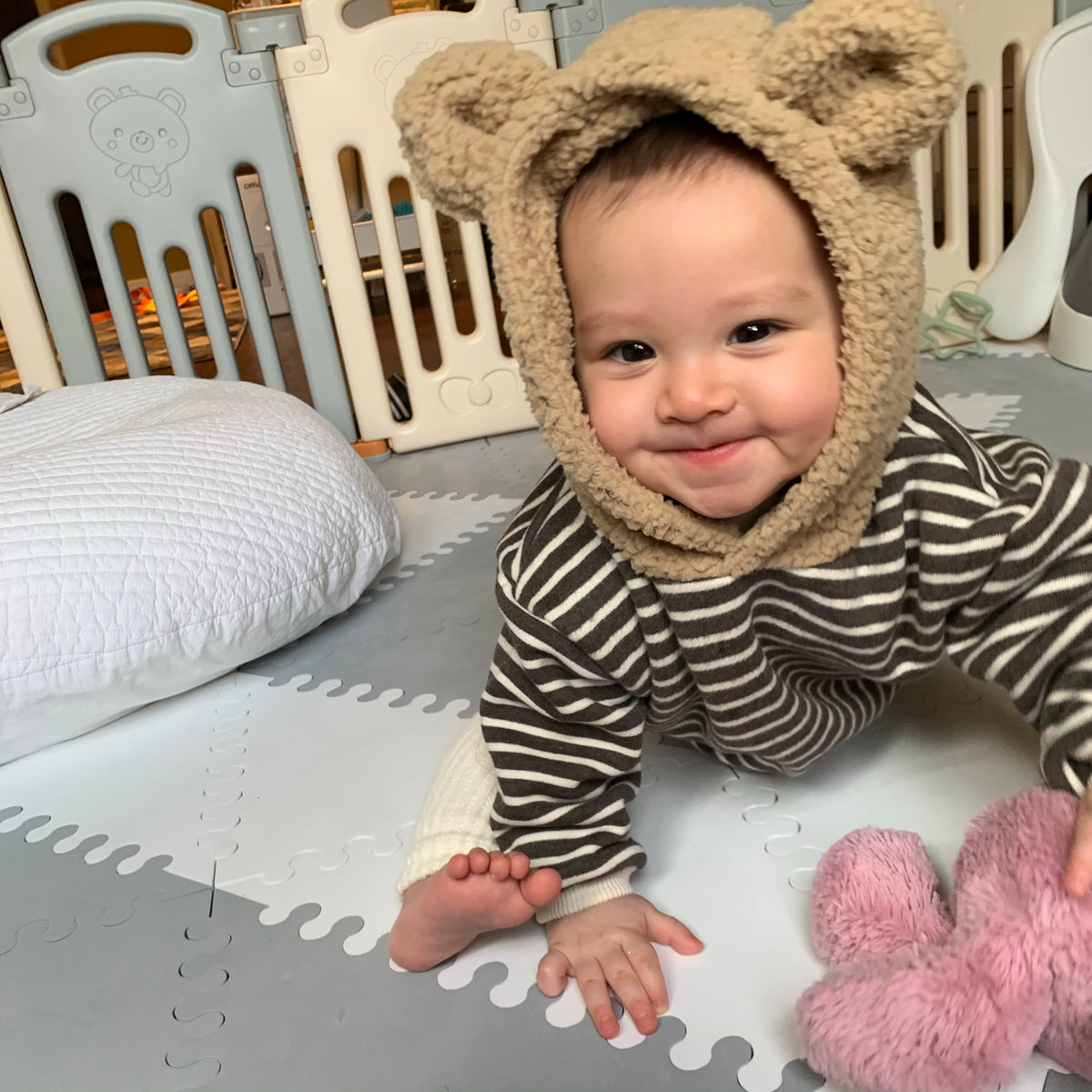 Fleecy bear suit