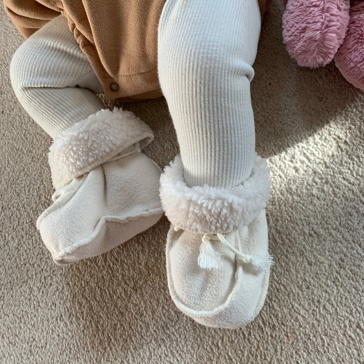 Cute fleece boots