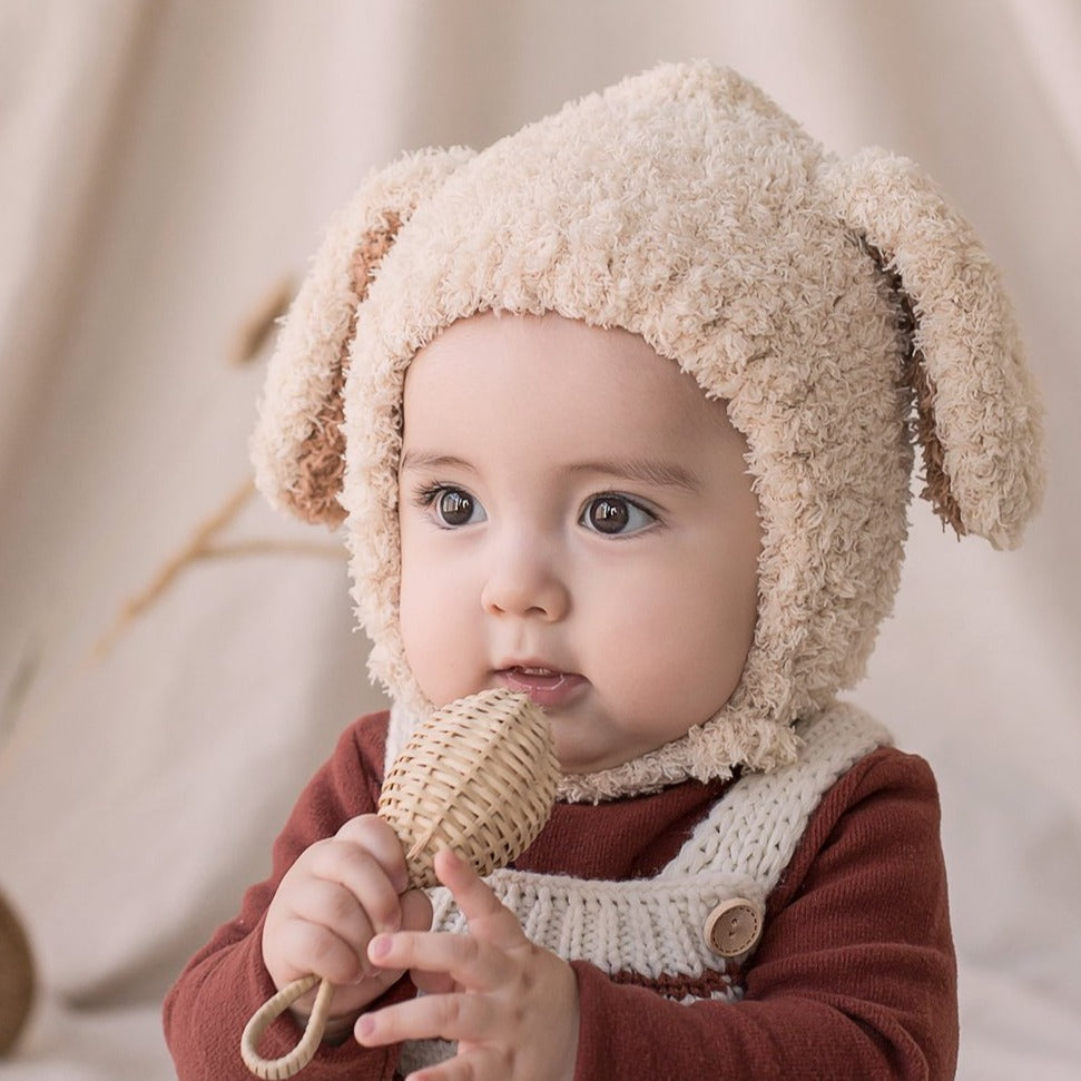 Fluffy bunny bonnet