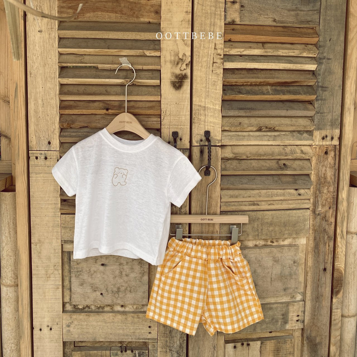 Chequered shorts