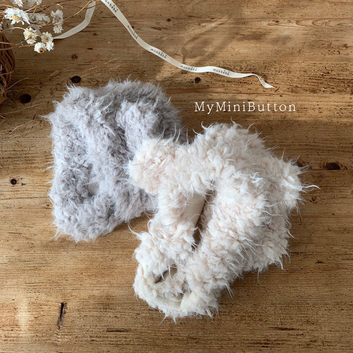 Fluffy bear bonnet