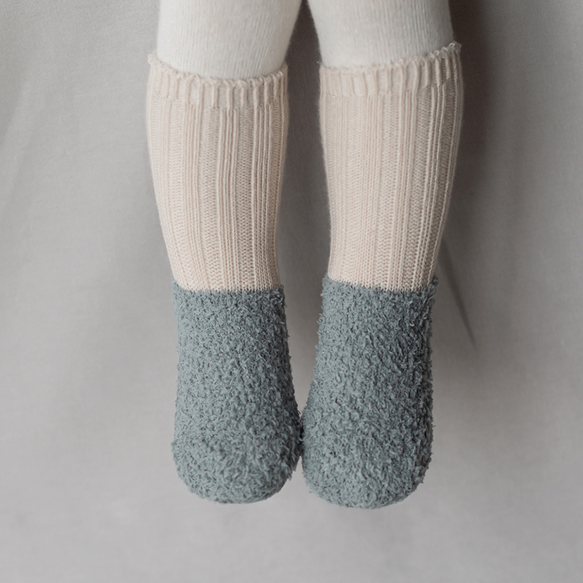 Winter layered colour socks