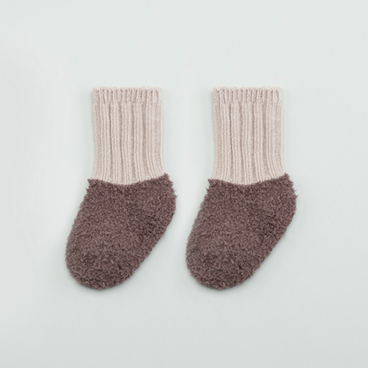 Winter layered colour socks