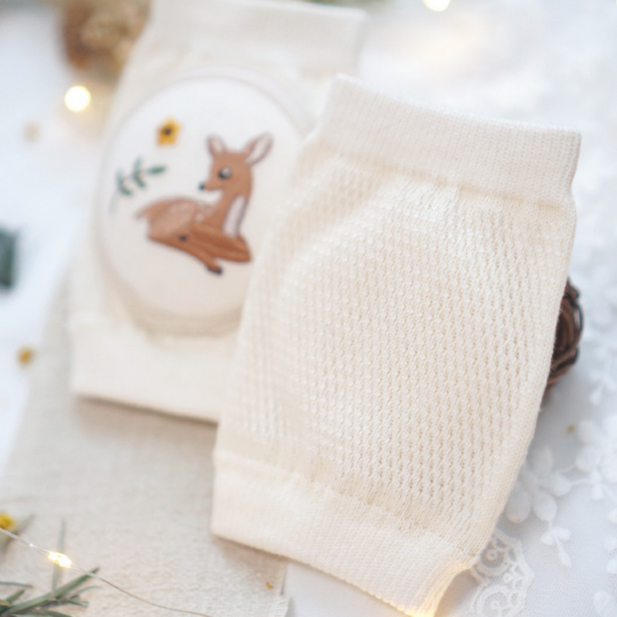 Fawn knee pads