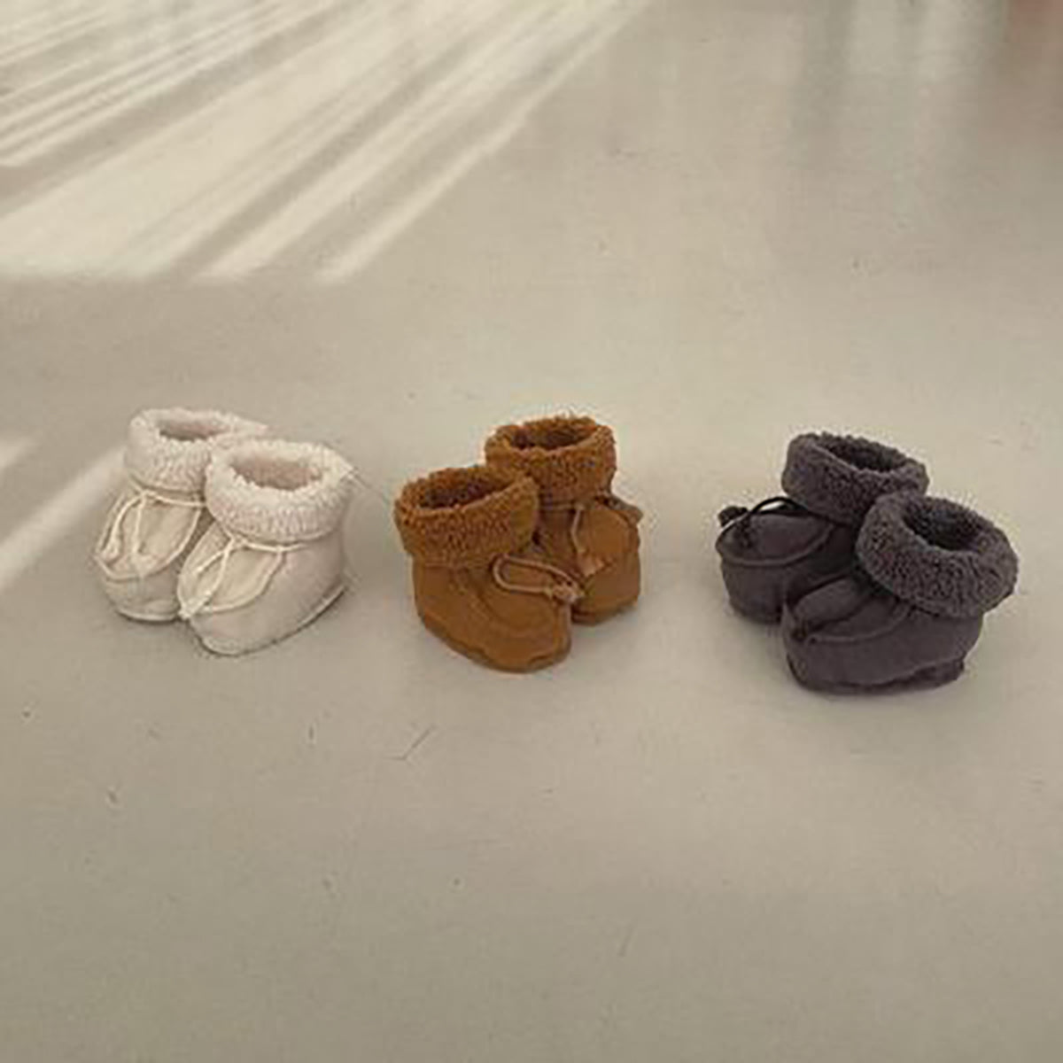 Cute fleece boots