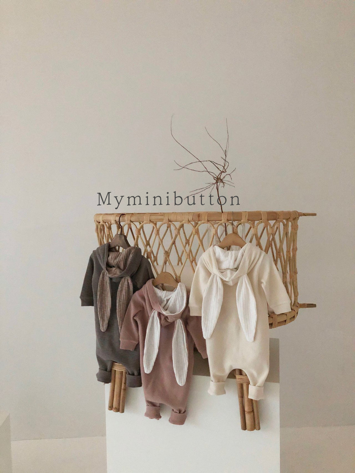 Bunny Ears Hood Jumpsuit
