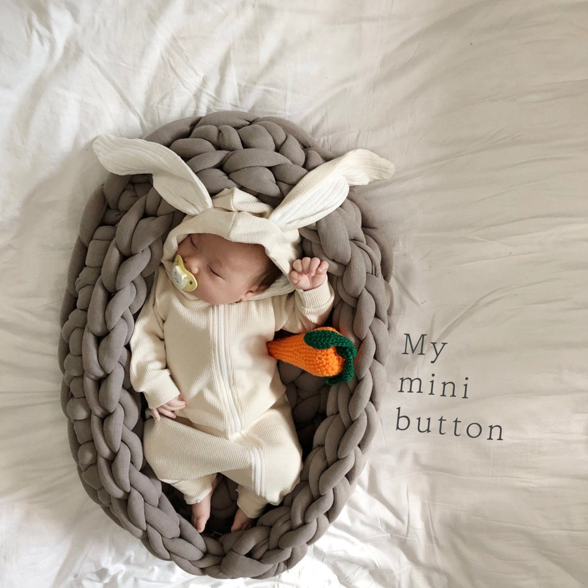 Bunny Ears Hood Jumpsuit
