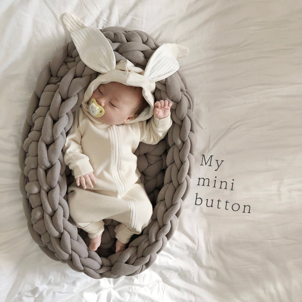 Bunny Ears Hood Jumpsuit