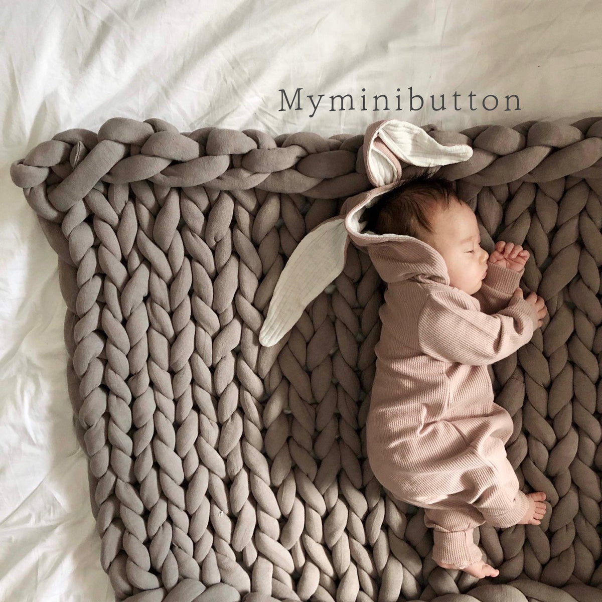 Bunny Ears Hood Jumpsuit