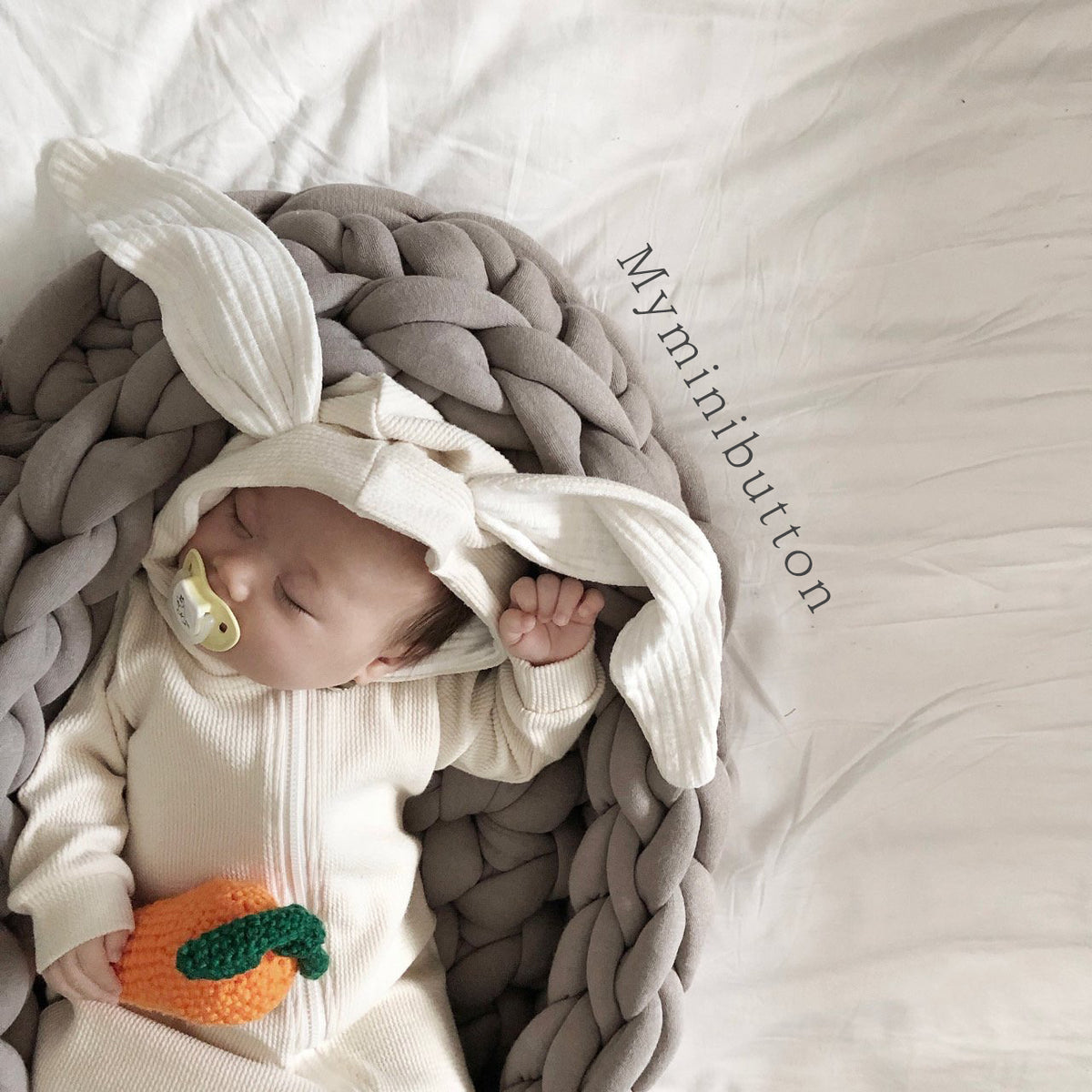 Bunny Ears Hood Jumpsuit