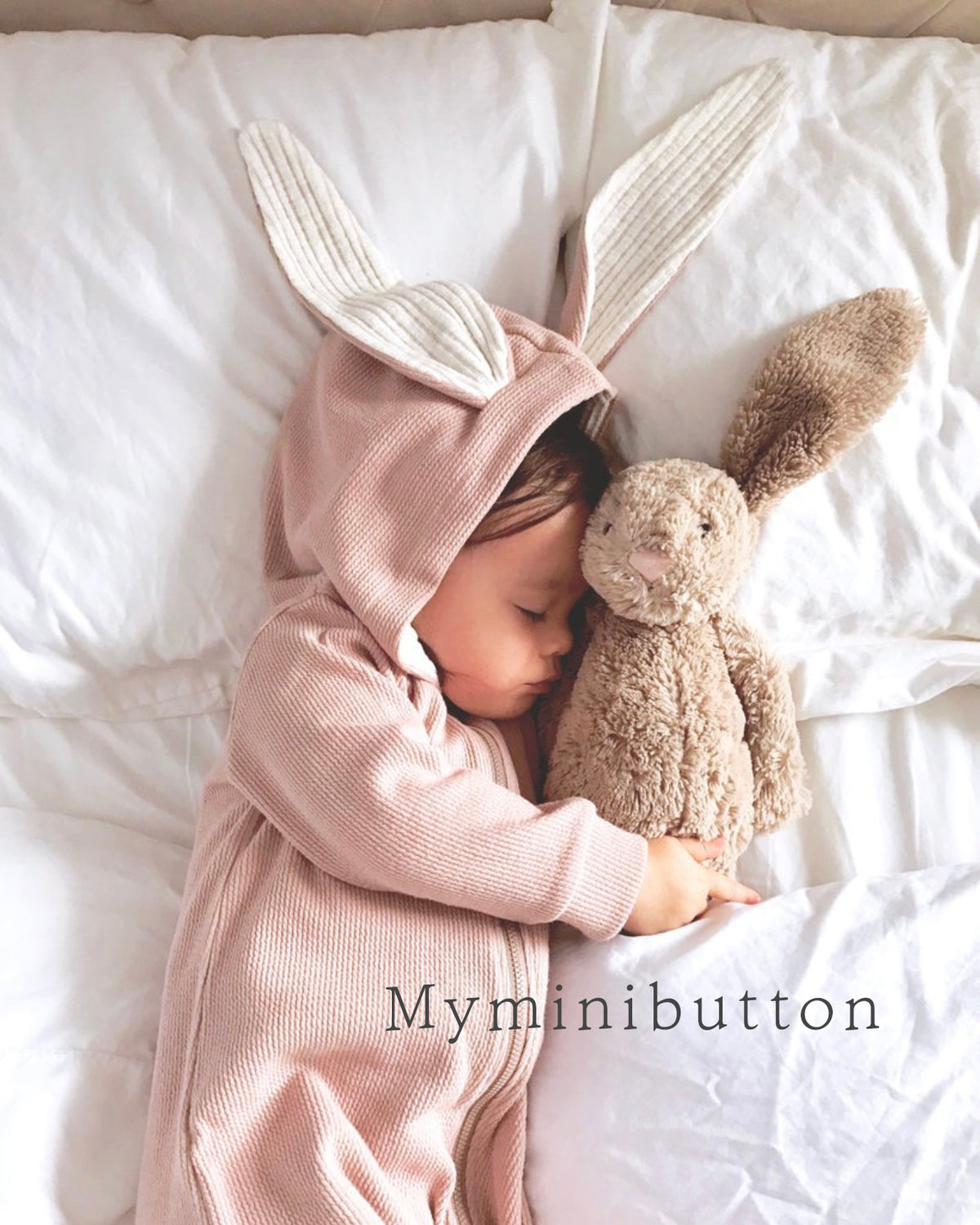 Bunny Ears Hood Jumpsuit