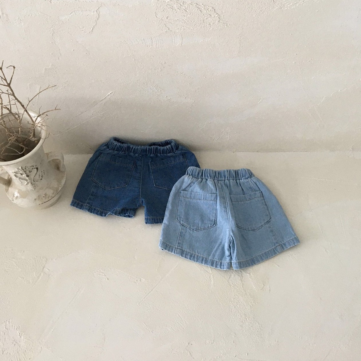 Denim shorts