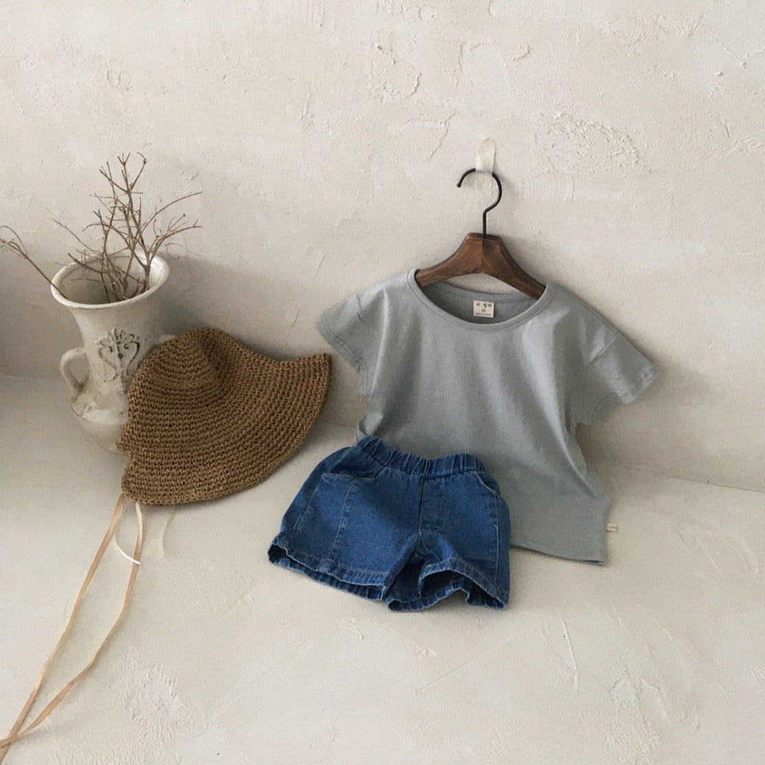 Denim shorts
