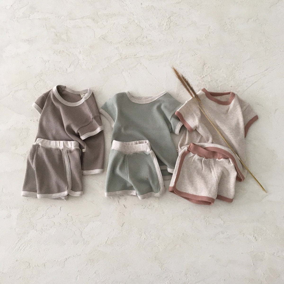 Oatmeal top & bottom set