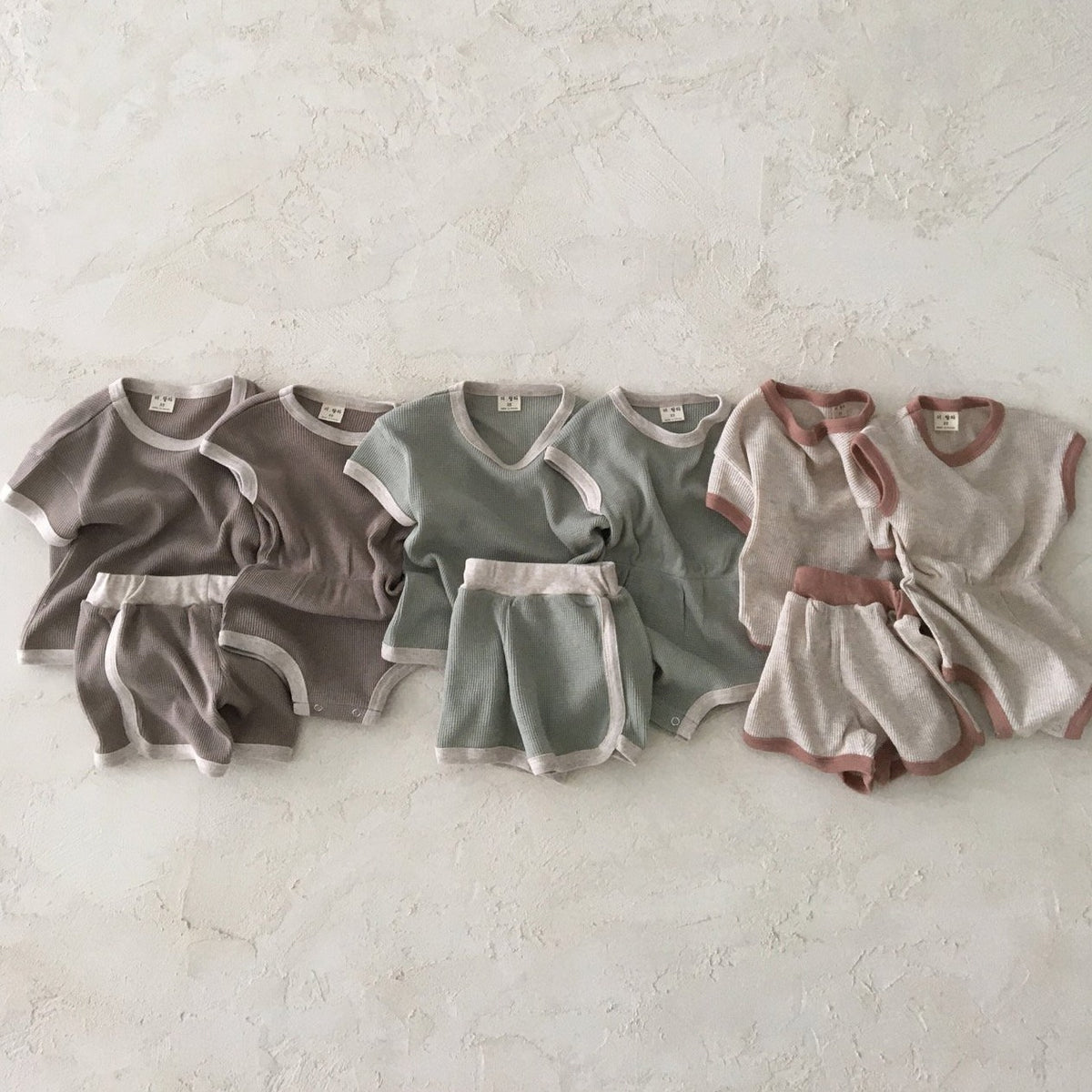 Oatmeal top & bottom set