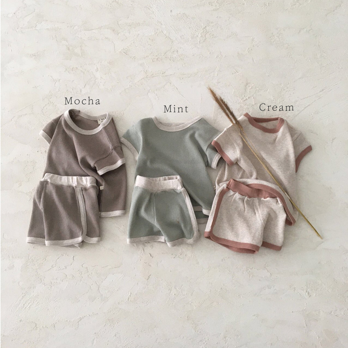 Oatmeal top & bottom set
