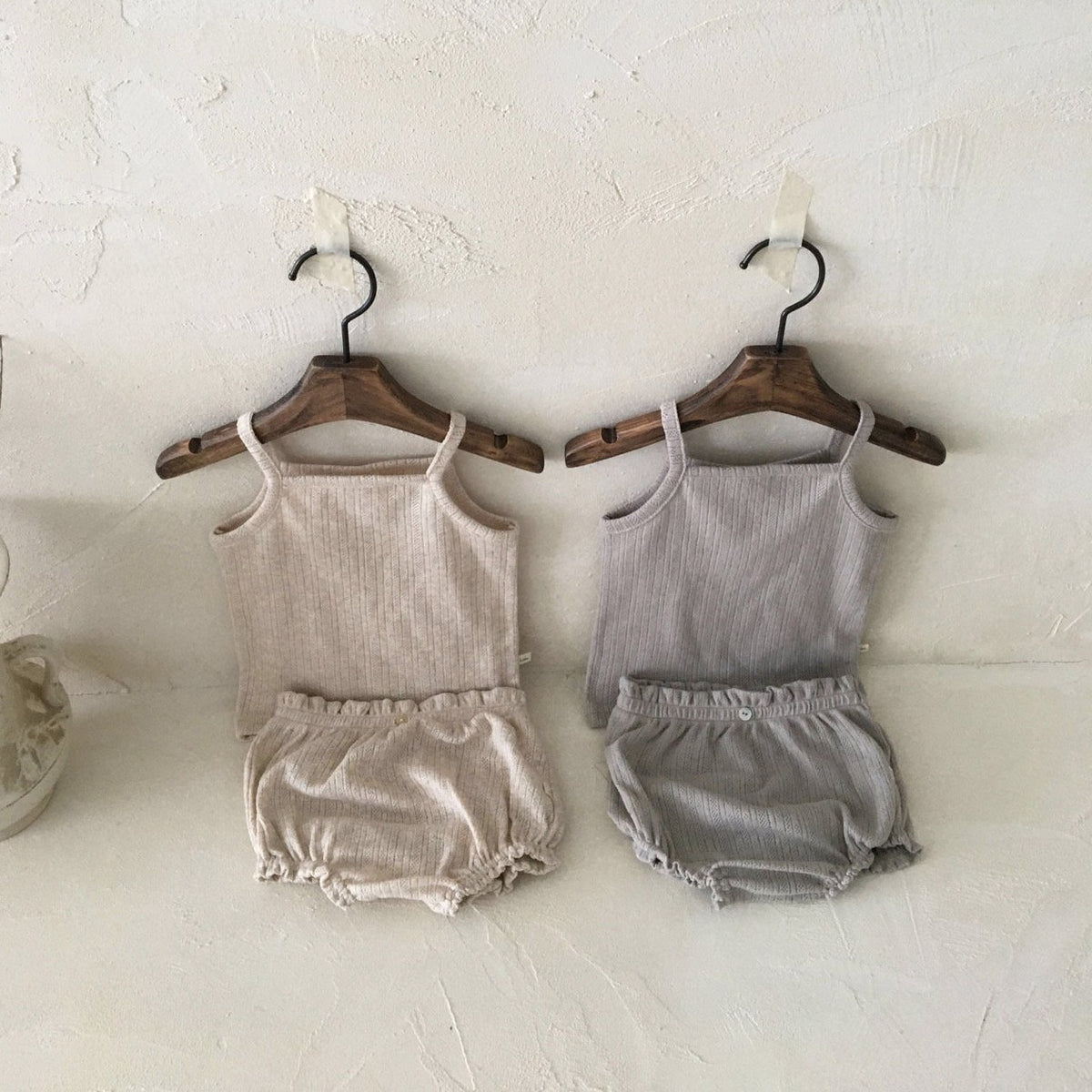 Simple set of top & bloomer