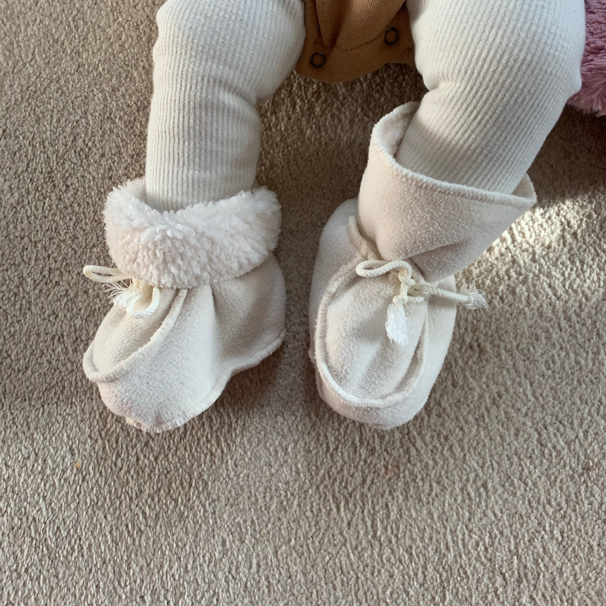 Cute fleece boots