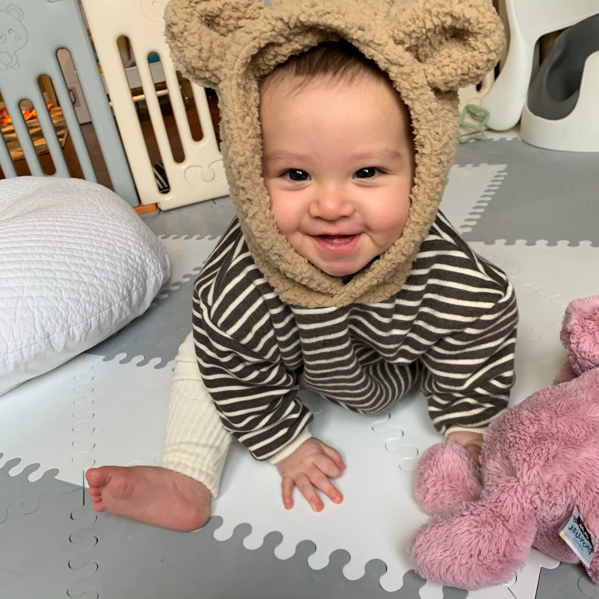 Fleecy bear suit