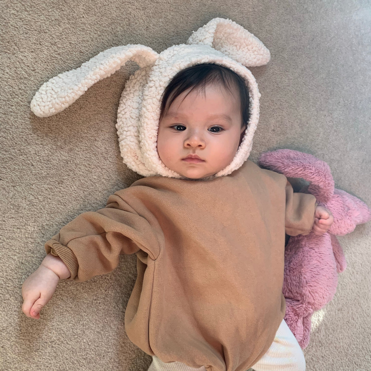 Fleecy bunny jumper