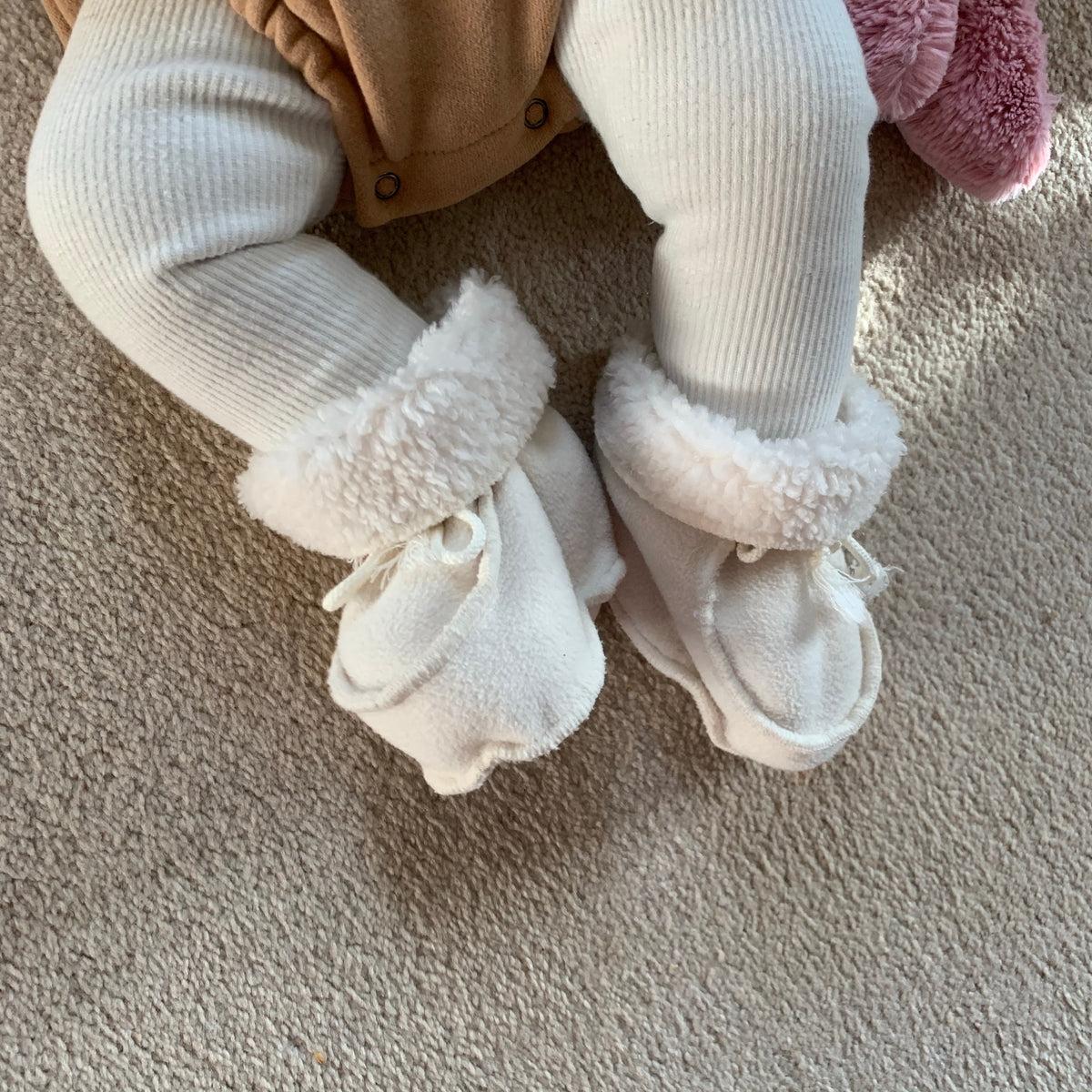 Cute fleece boots