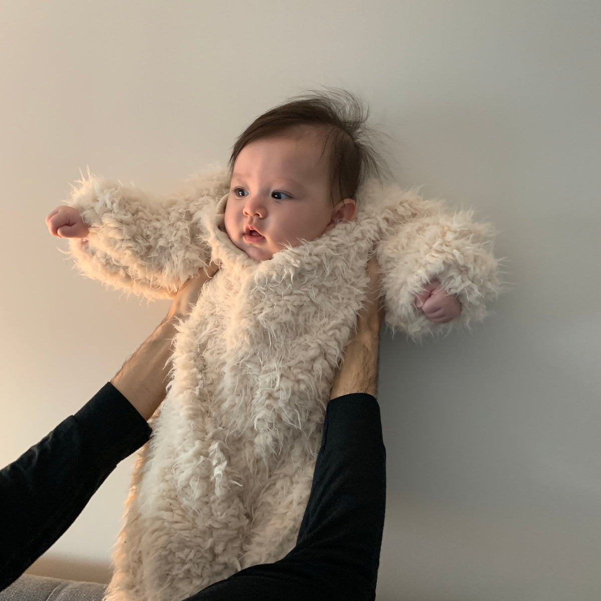 Fluffy bear suit
