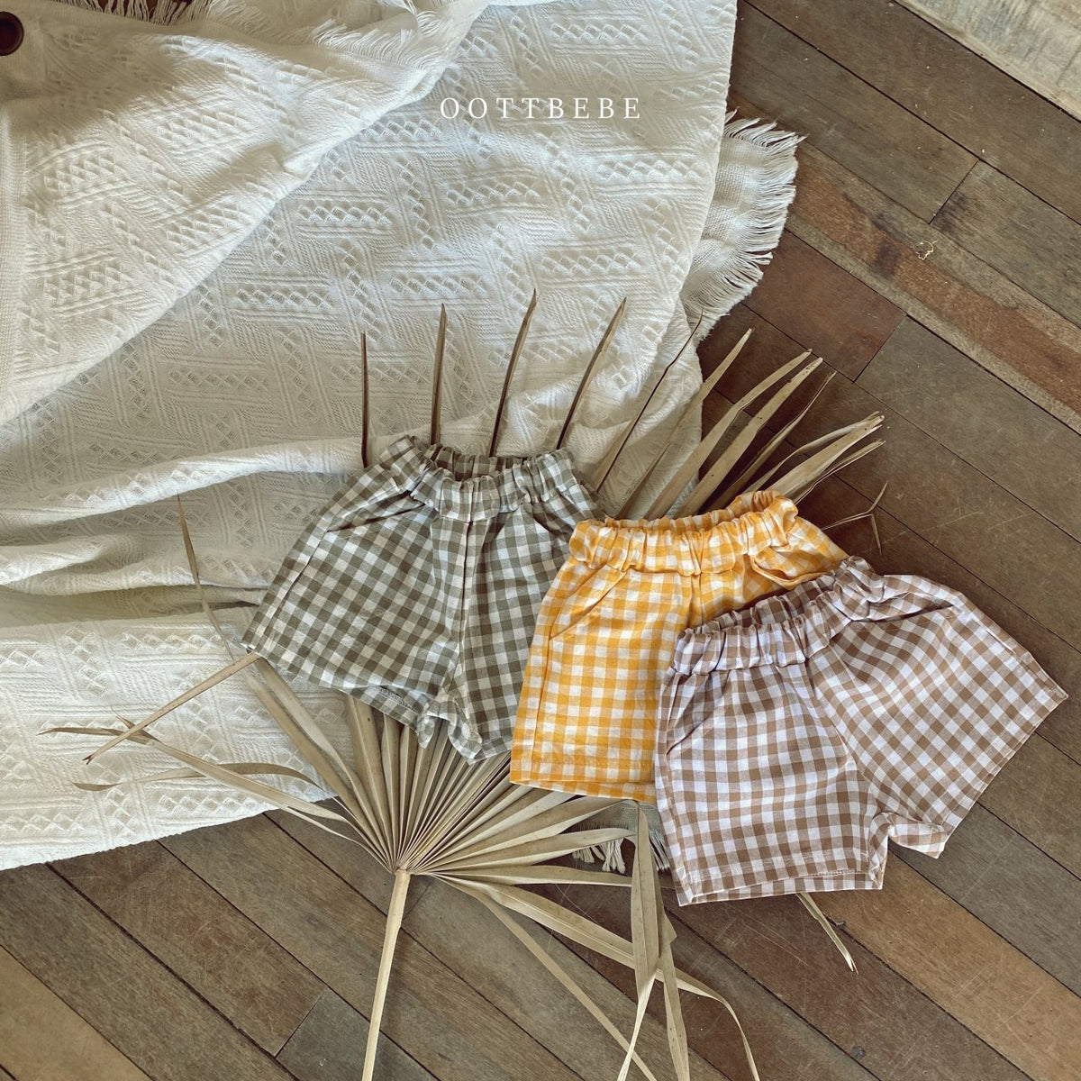 Chequered shorts