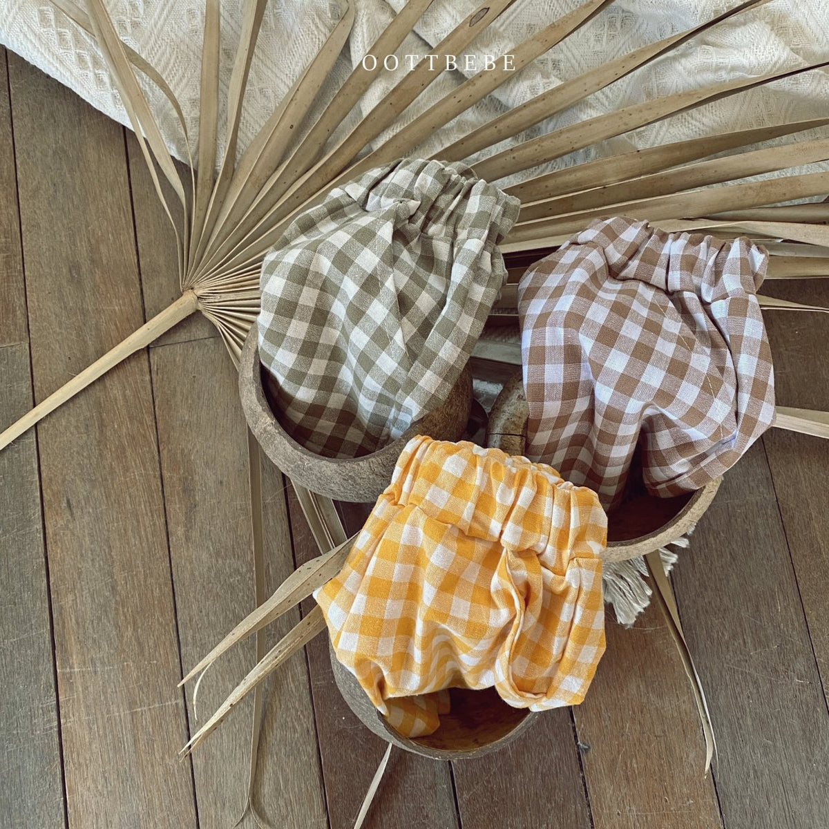 Chequered shorts