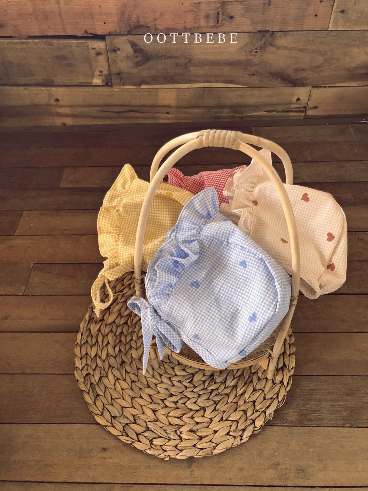 Heart Bloomer & Bonnet set